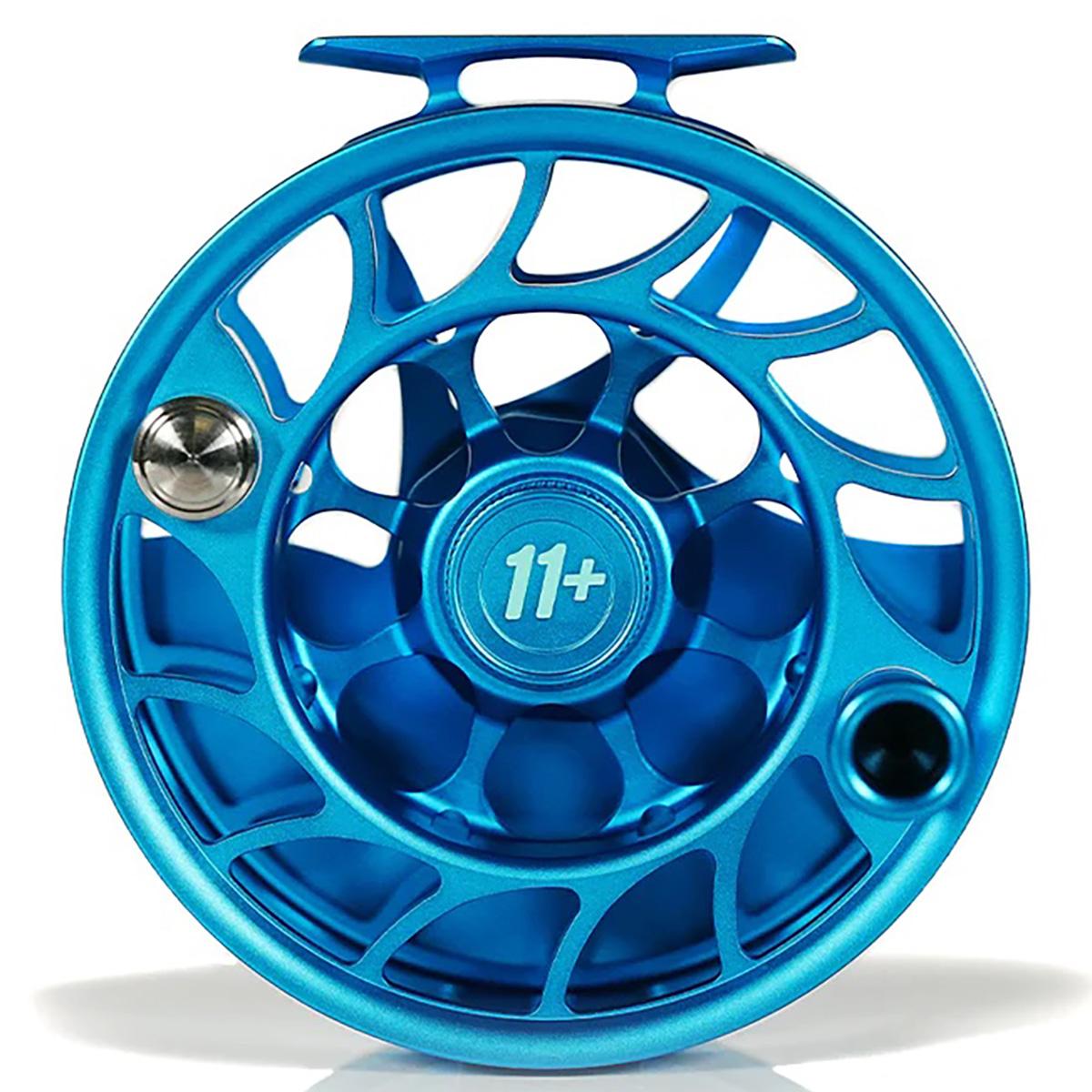 Hatch Outdoors Saltwater Slam Tarpon Iconic Fly Reel 11 Plus in Ocean Blue and Teal